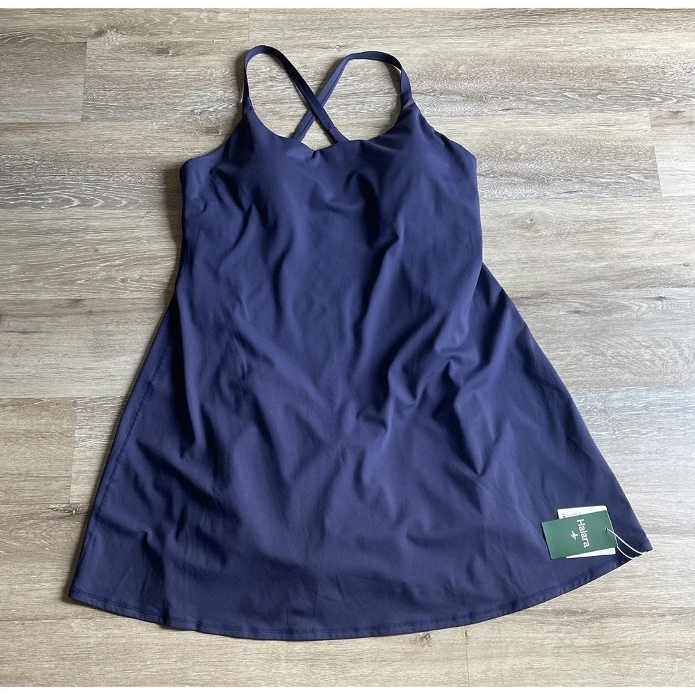 Halara SoftlyZero Plush Backless Easy Peezy Athletic Tank Dress XL Long NWT - Picture 2 of 10